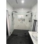 Hifo Frameless Wall To Wall Shower Screen 1051-1100 *2000 Hifo Frameless Wall To Wall Shower Screen 1051-1100 *2000